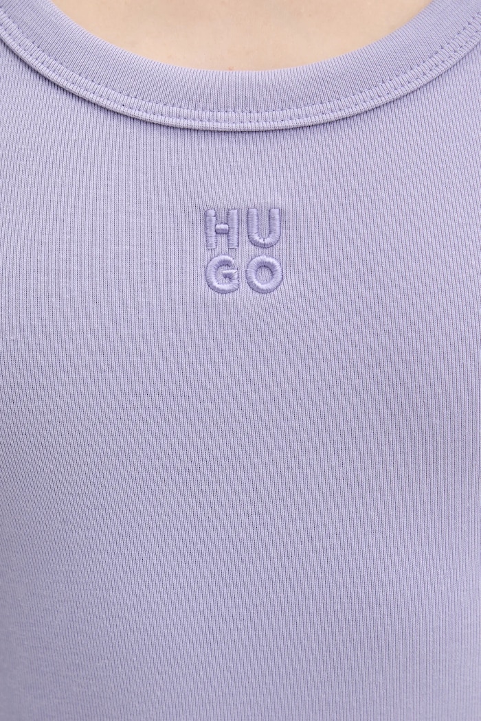 HUGO топ жіночий Datamia 50514489 фіолетовий