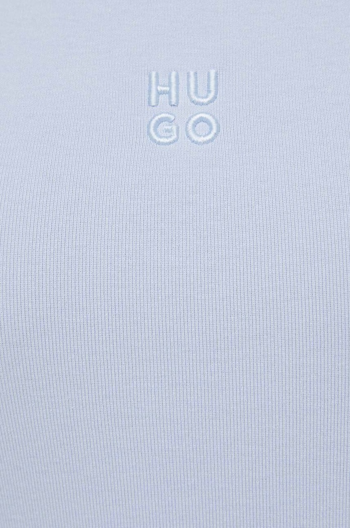 HUGO top damskie Datamia 50514489 niebieski
