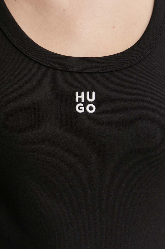 HUGO топ дамски Datamia 50514489 черен