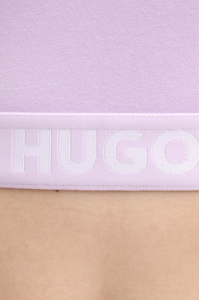 HUGO t-shirt lounge fioletowy 50520497