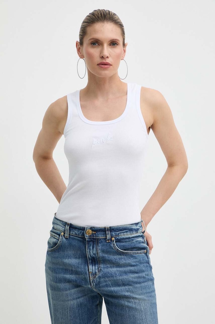 Top Pinko Answear Exclusive nášivka bílá 100807.A22R