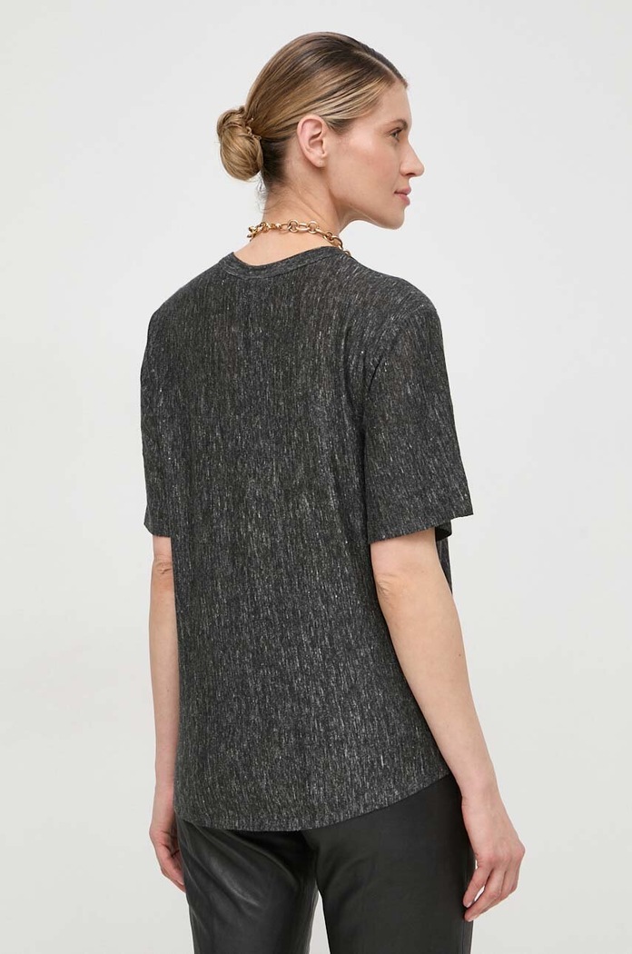 Îmbrăcăminte Pinko tricou de in 103599.A1U9 gri