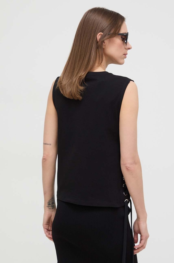 Ρούχα Βαμβακερό τοπ Pinko 103574.A1UA μαύρο