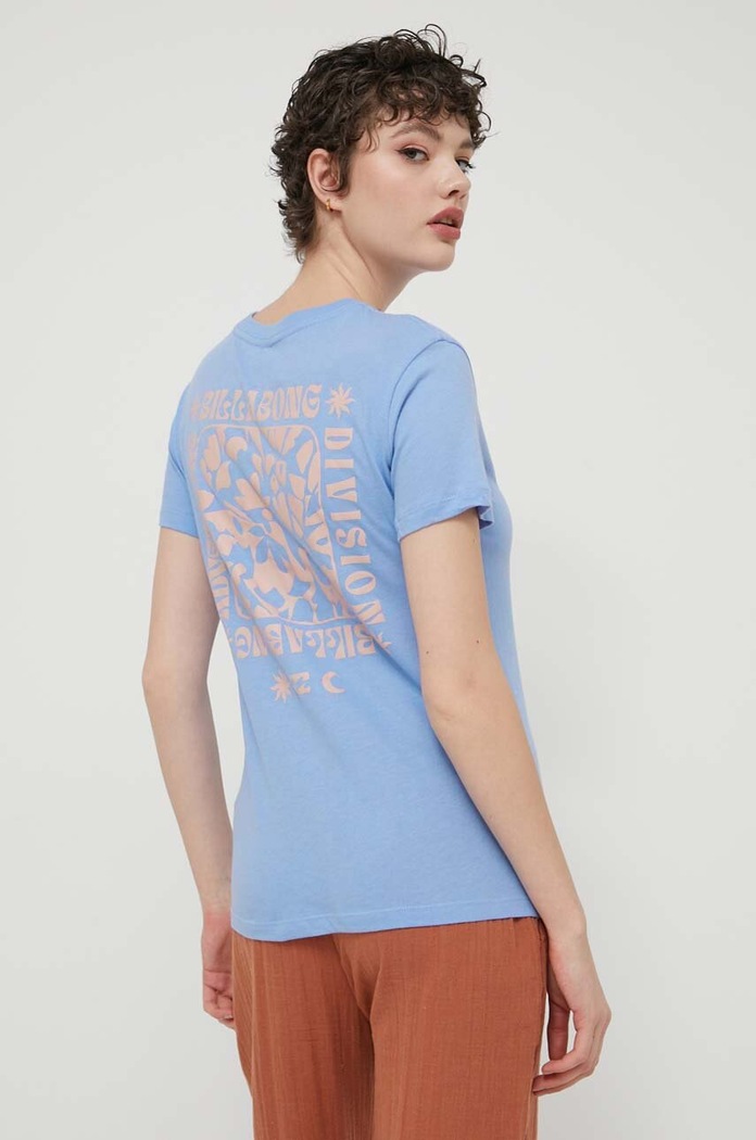 Памучна тениска Billabong Adventure Division свободна син ABJZT01214