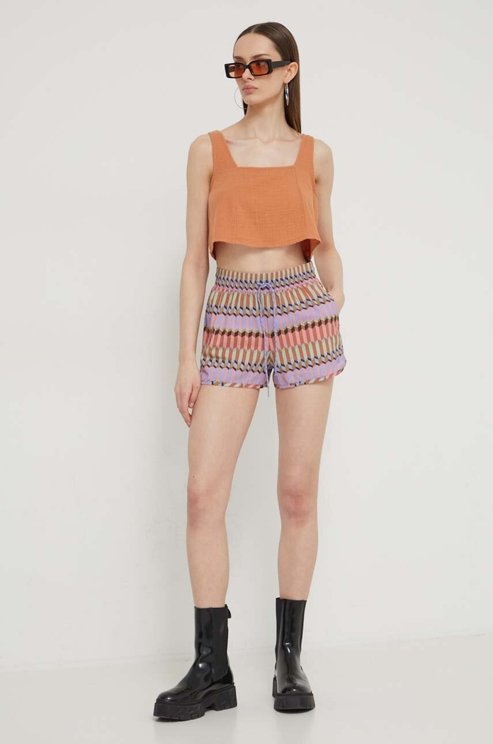 Bombažen top Billabong ABJWT00467 oranžna SS24
