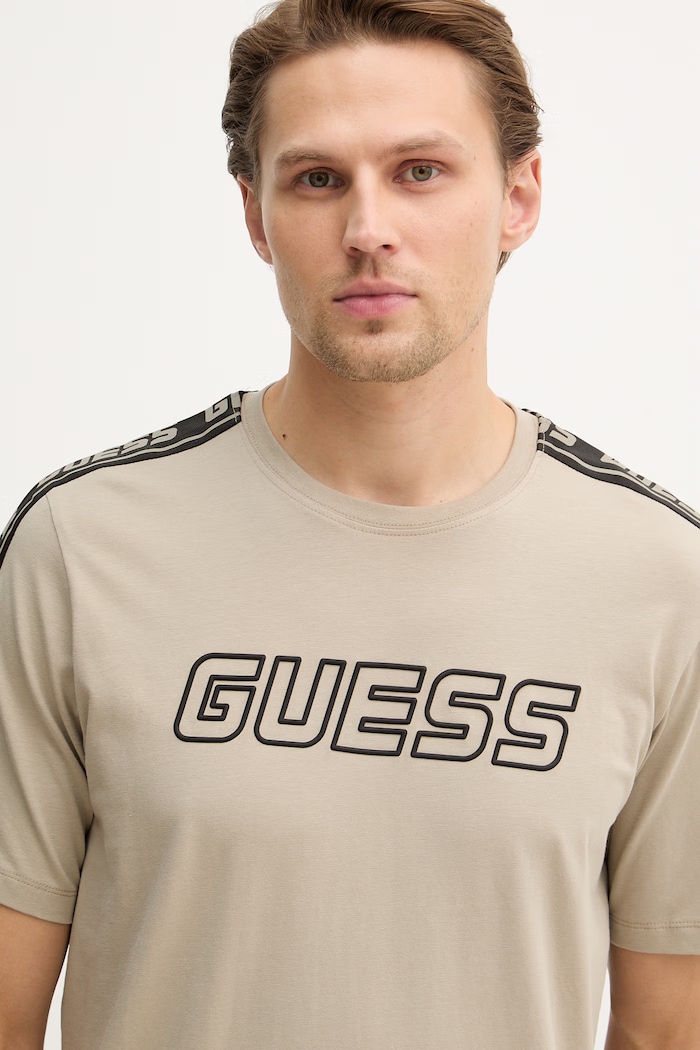 Tričko Guess ARLO béžová Z4GI18.J1314