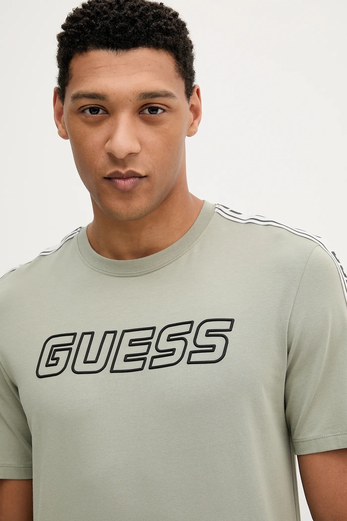 Guess tricou ARLO verde Z4GI18.J1314
