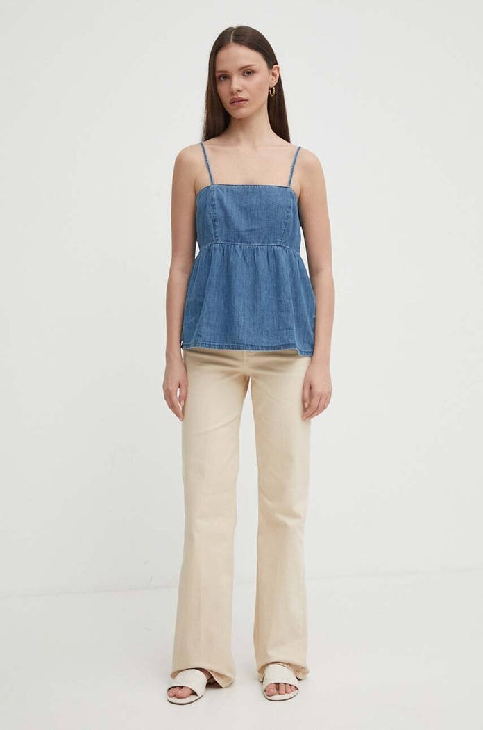 Топ United Colors of Benetton 5KOWDH00I син SS24