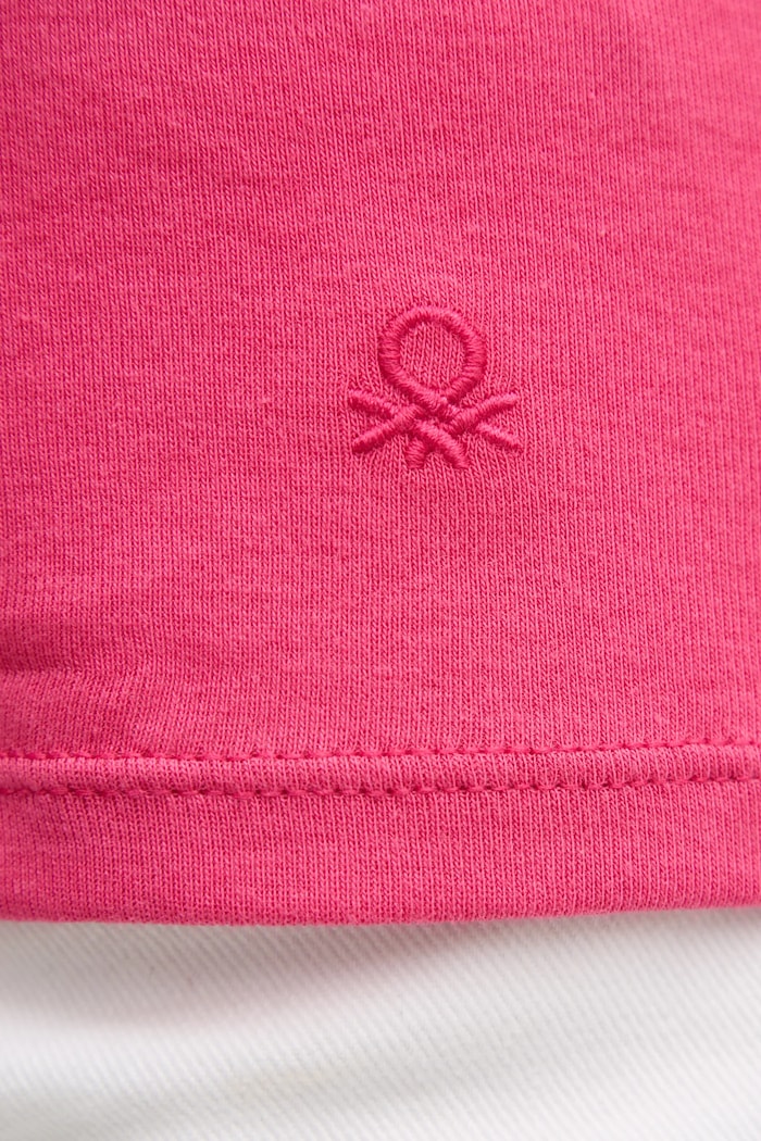 Bavlněné tričko United Colors of Benetton 3GA2E16A0 růžová