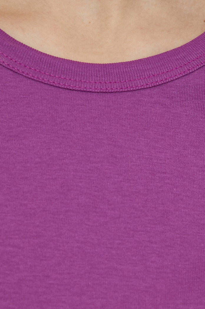 United Colors of Benetton t-shirt bawełniany fioletowy 3GA2E16A0