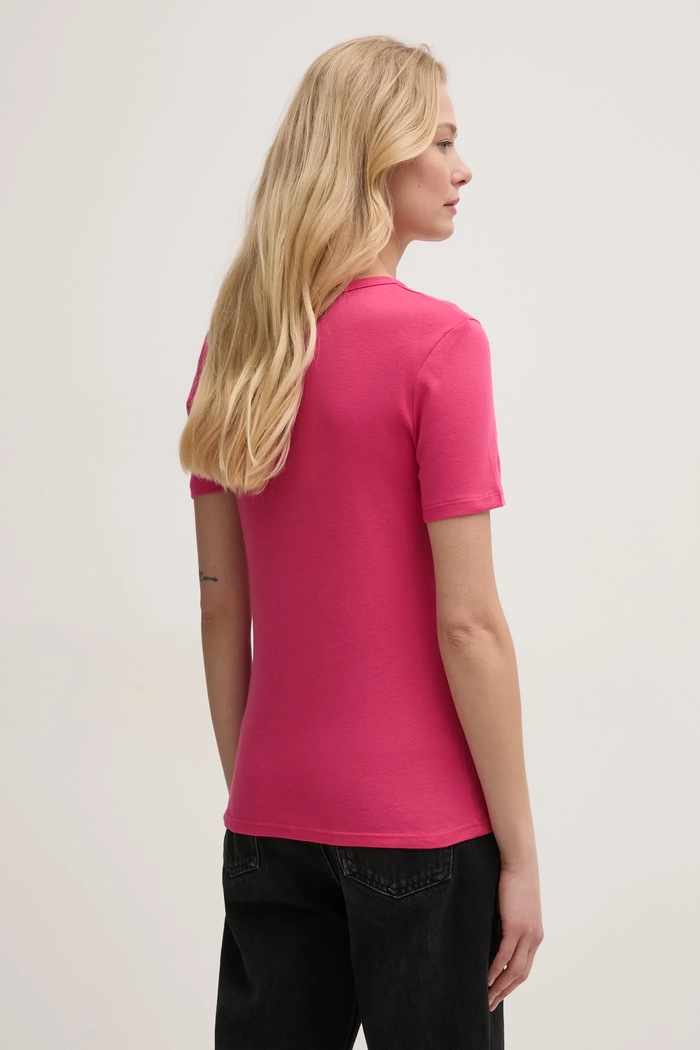 Дрехи Памучна тениска United Colors of Benetton 3GA2E16A2 розов