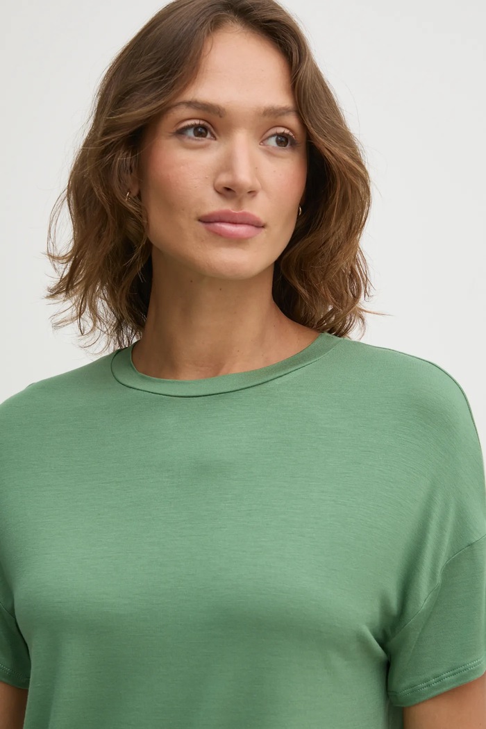 Тениска United Colors of Benetton зелен 3Z12D101X