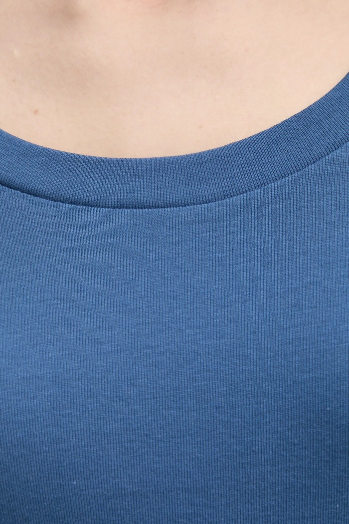 Памучна тениска United Colors of Benetton 3GA2D1066 син