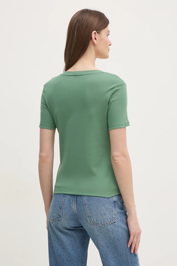 Oblečení Bavlněné tričko United Colors of Benetton 3GA2D1066 zelená