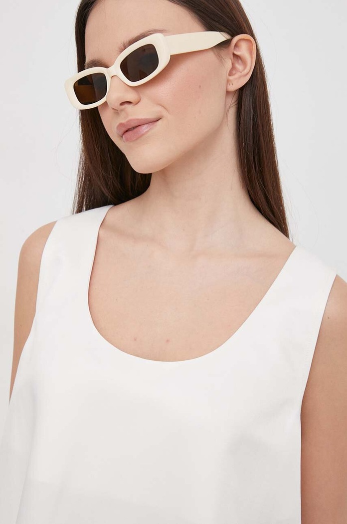 United Colors of Benetton top bézs 5XONDQ06Z