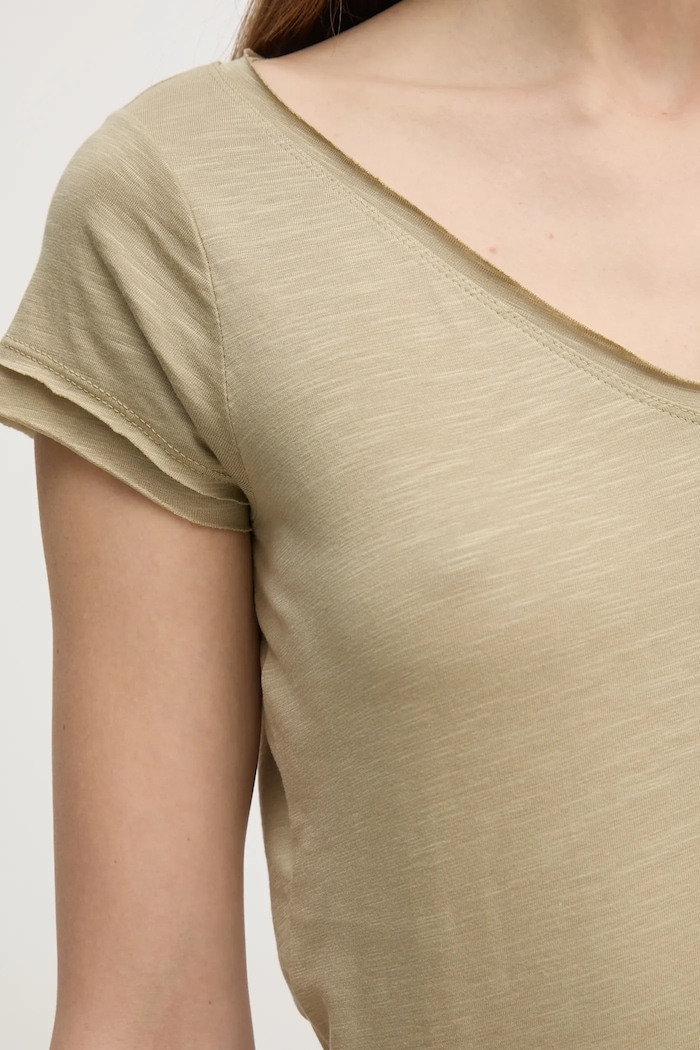 Sisley tricou 3TNHL4007 verde