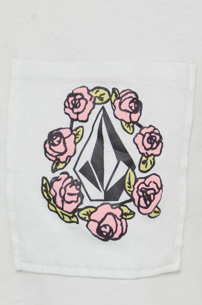 Bavlněné tričko Volcom B3512401 modrá