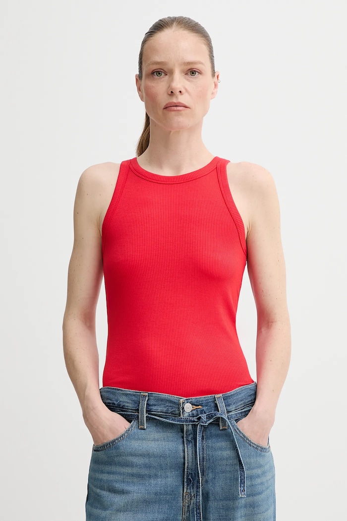 Top Levi's bez uzorka crvena A7326
