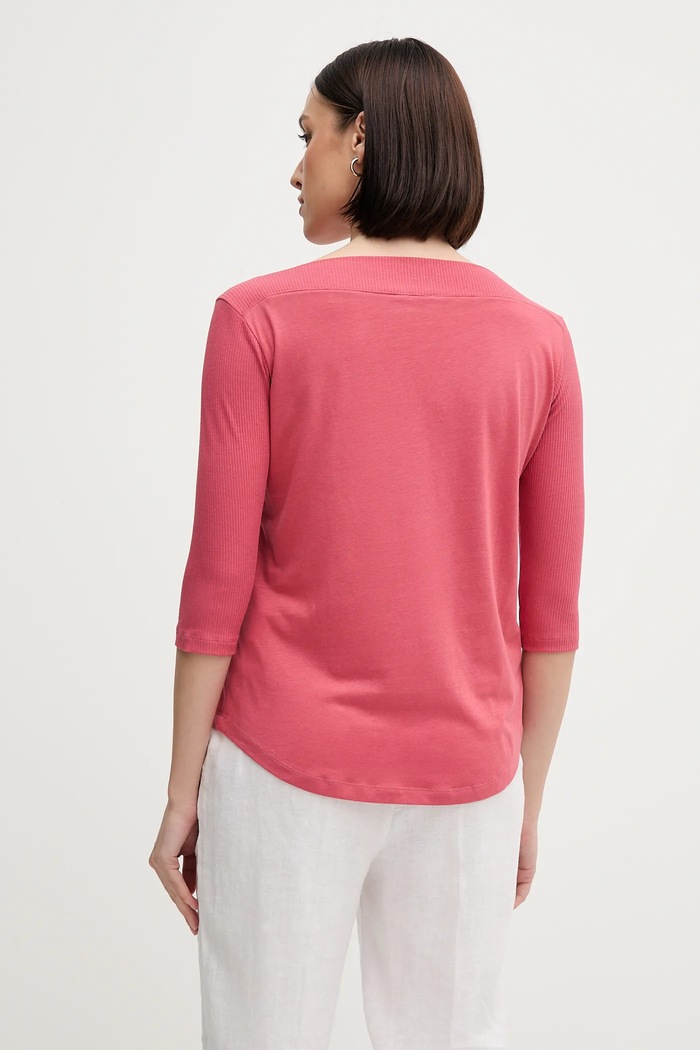 Îmbrăcăminte Sisley Tricou 3QU4L100M roz