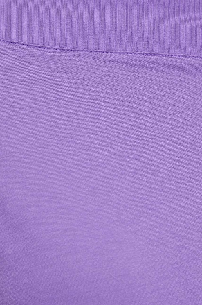Μπλουζάκι Sisley 3QU4L100M μωβ