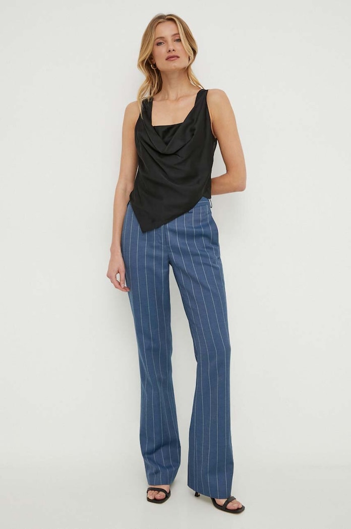 Sisley top 5SYELH00Y negru SS24