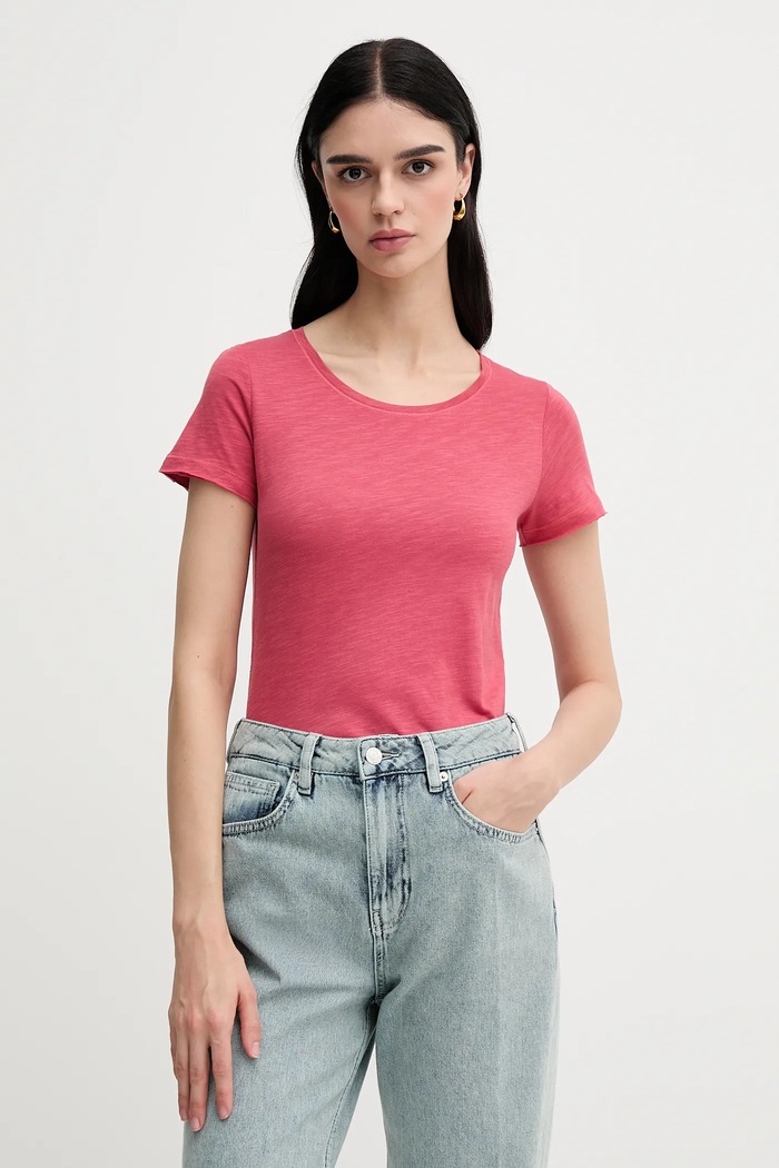 Sisley Tricou roz 3TNHL103L