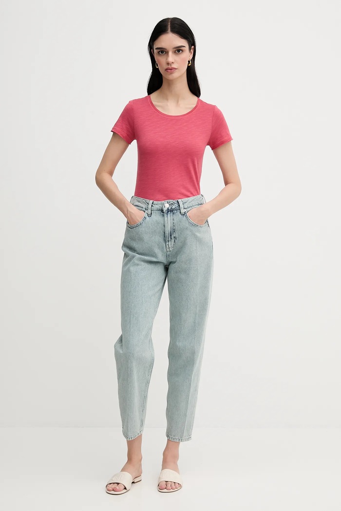 Sisley Tricou 3TNHL103L roz SS25