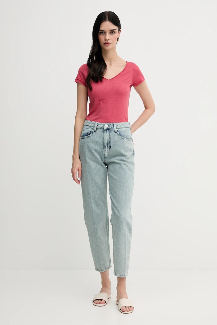 Sisley tricou 3TNHL400E roz SS25