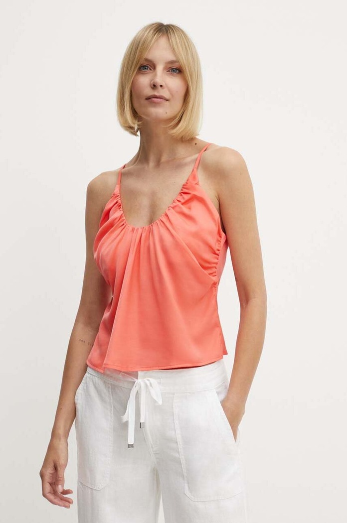 Sisley top regular pomarańczowy 51MGLH016