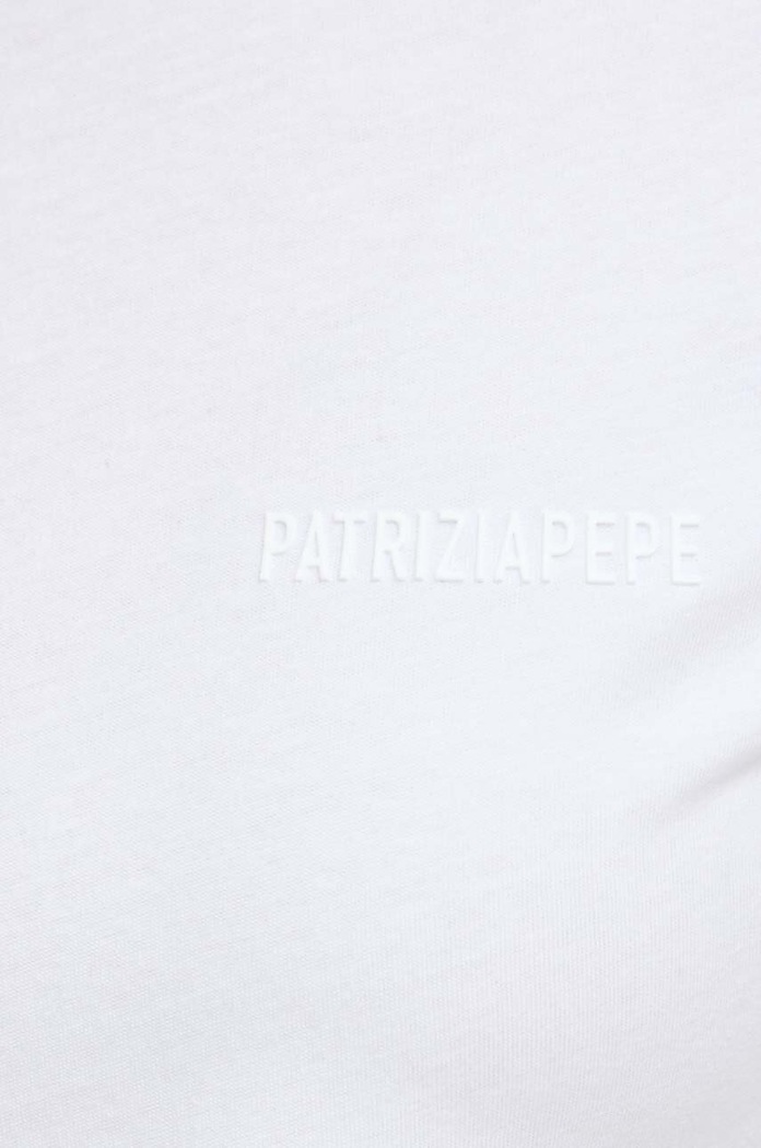 Patrizia Pepe t-shirt bawełniany 2M4373.J111 biały