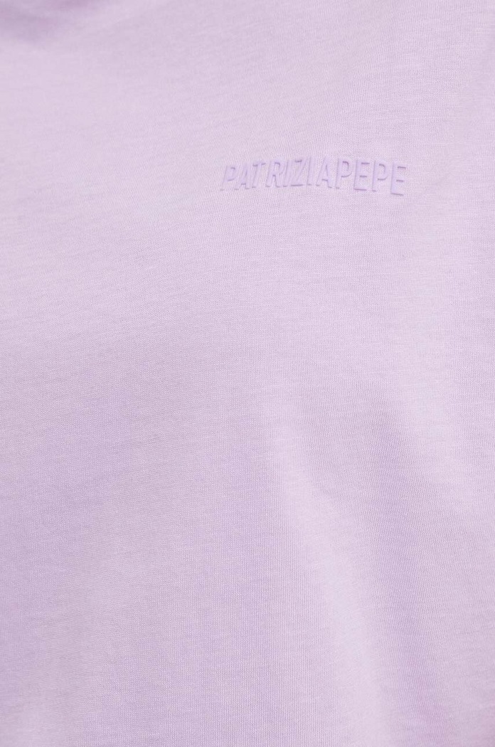 Patrizia Pepe t-shirt bawełniany 2M4373.J111 fioletowy
