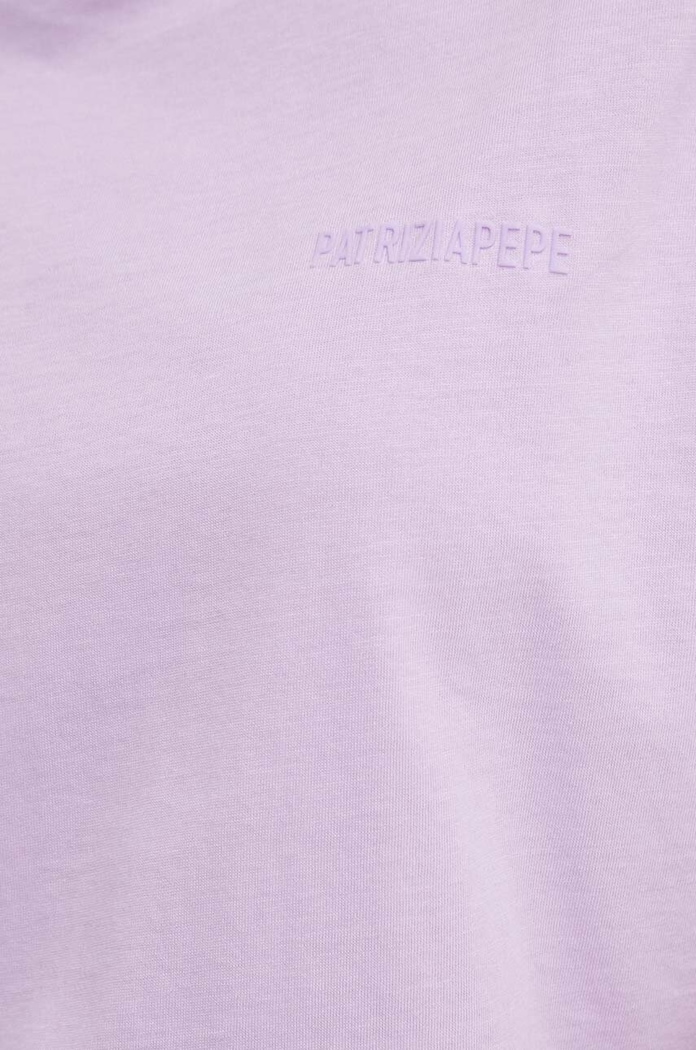 Patrizia Pepe t-shirt bawełniany 2M4373.J111 fioletowy