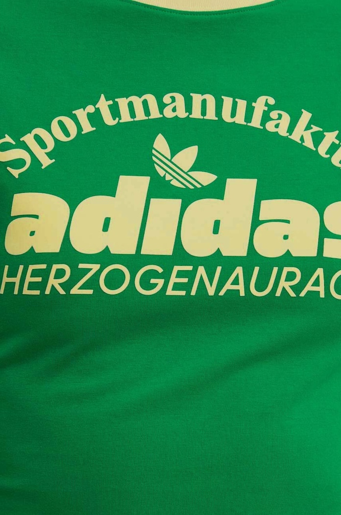 Μπλουζάκι adidas Originals IR6084 πράσινο
