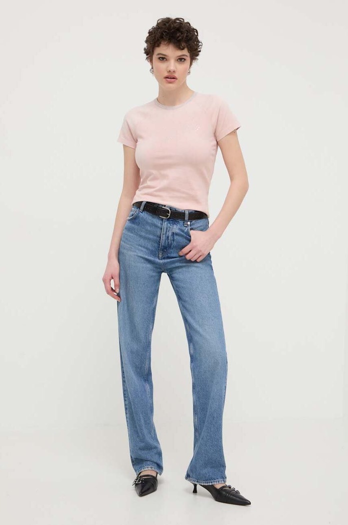 Diesel T-shirt T-VINCIE A12982.0KLAI różowy SS24