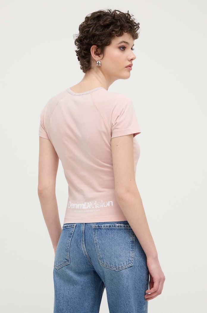 Odzież Diesel T-shirt T-VINCIE A12982.0KLAI różowy
