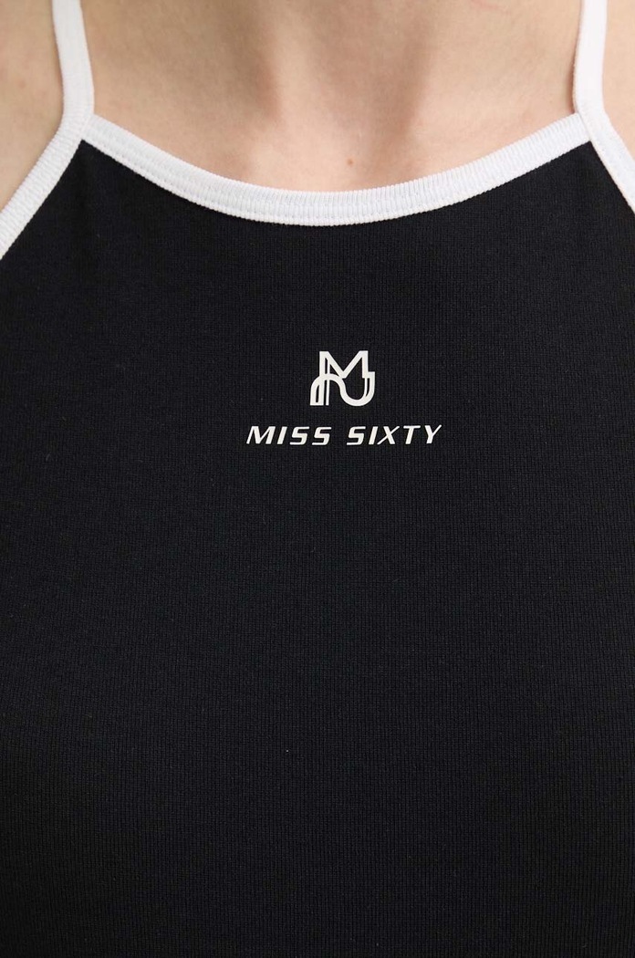 Miss Sixty top SJ3620 KNITTED CAMISOLE 6L2SJ3620000 czarny