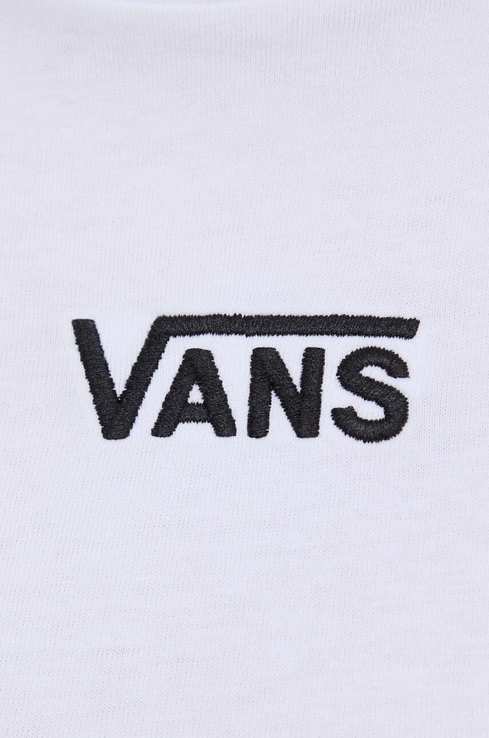 Vans tricou din bumbac VN000GFFWHT1 alb