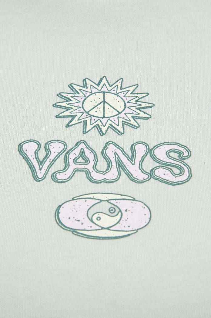 Vans pamut póló VN000GGTCHF1 zöld