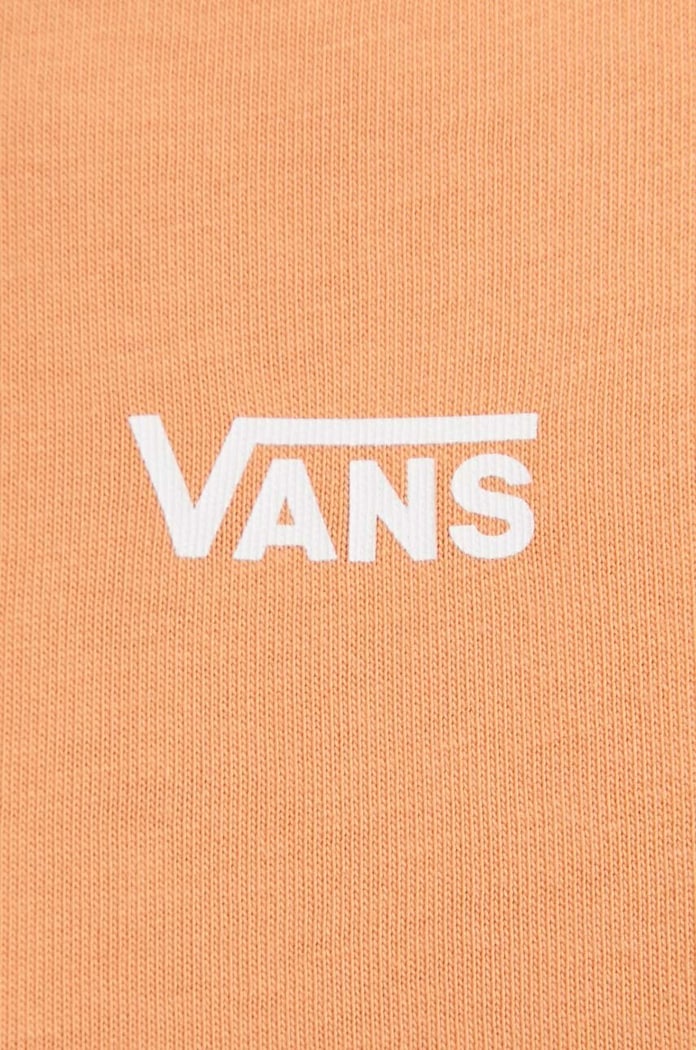 Bavlnené tričko Vans VN000JDQCR51 oranžová