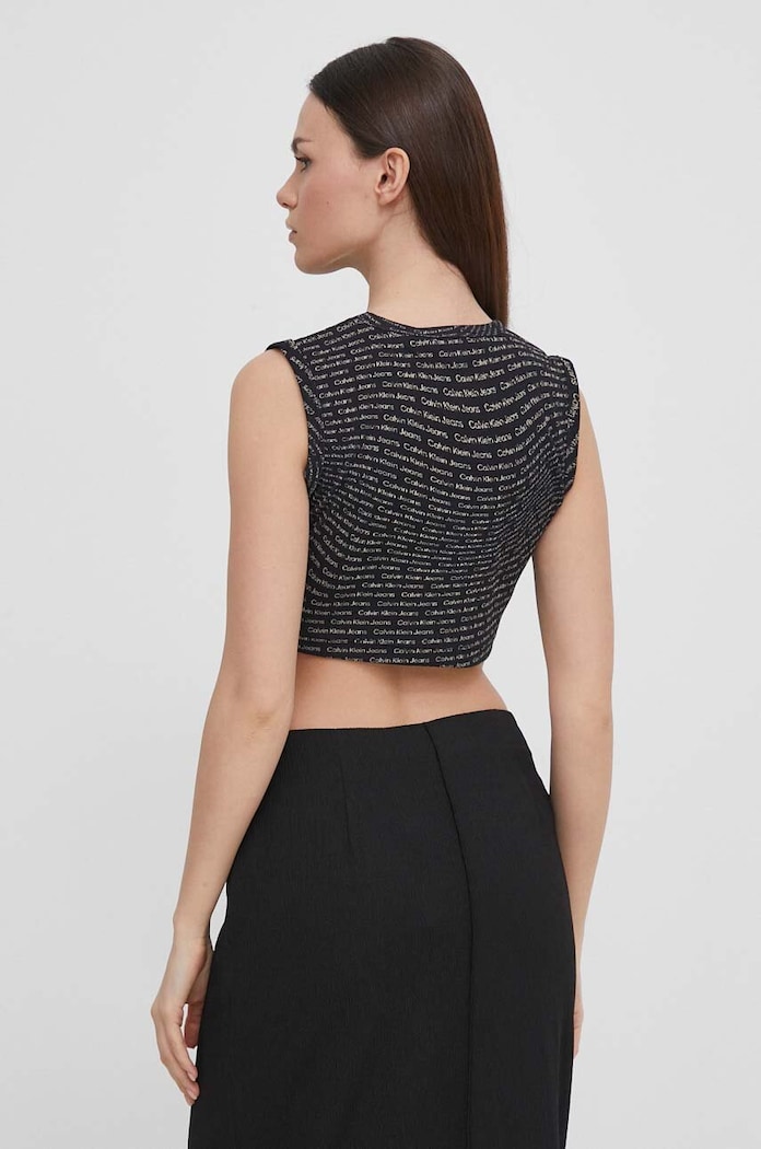 Ρούχα Top Calvin Klein Jeans J20J223163 μαύρο
