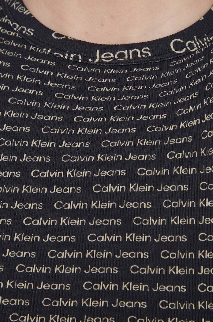 Top Calvin Klein Jeans J20J223163 μαύρο