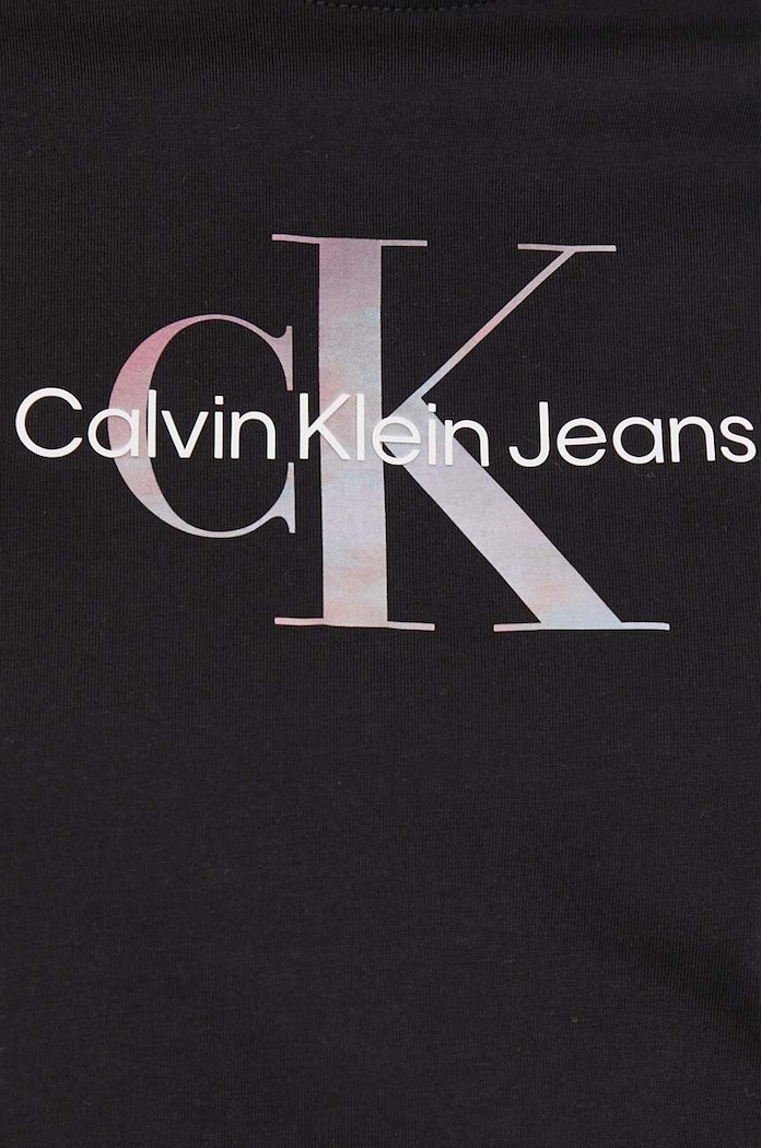 Calvin Klein Jeans t-shirt bawełniany czarny J20J223264