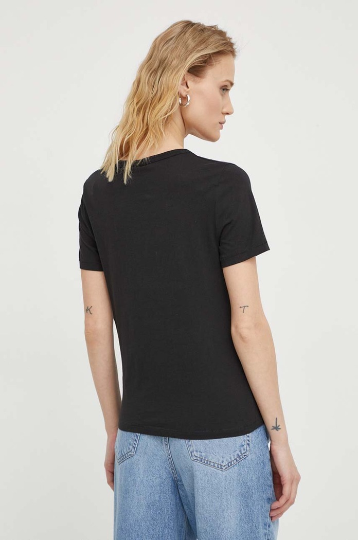 Odzież G-Star t-shirt bawełniany D24498.D511 czarny