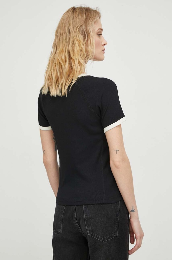 Odzież G-Star t-shirt bawełniany D24506.D527 czarny