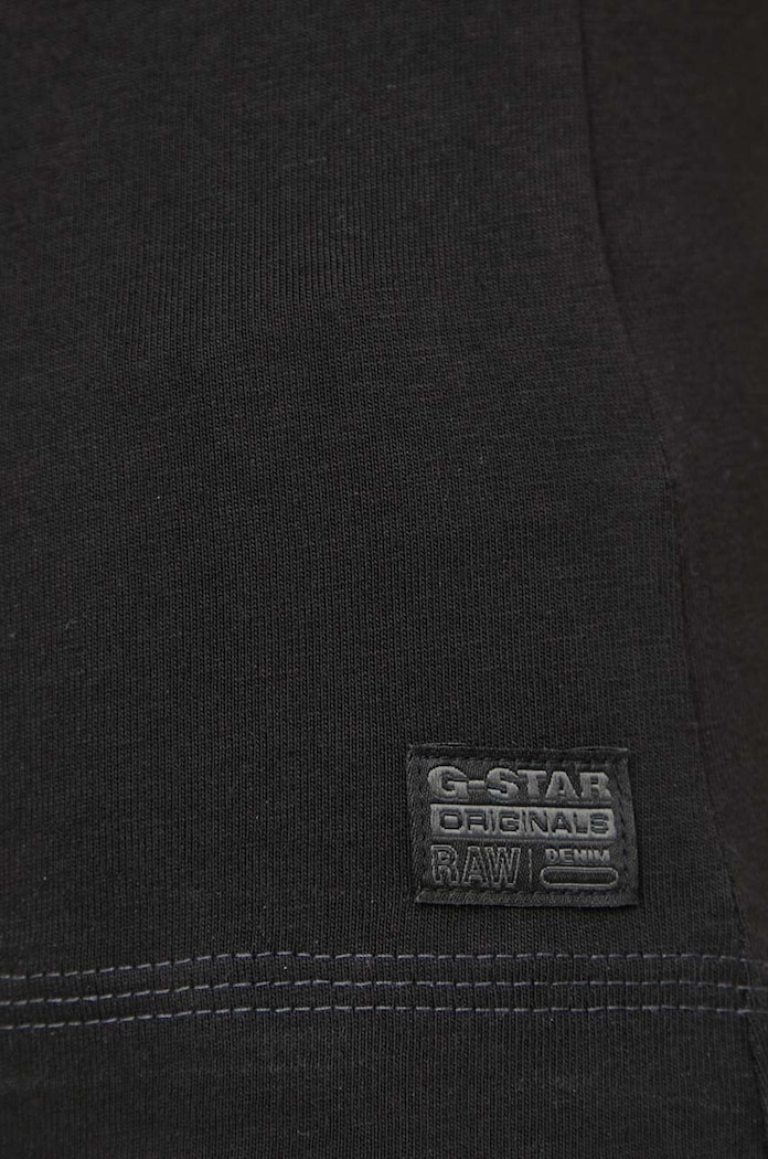 G-Star tricou din bumbac D24508.B771 negru