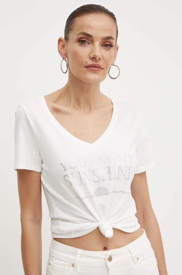 Morgan t-shirt DSHINE pozostałe biały DSHINE.OFF.WHITE