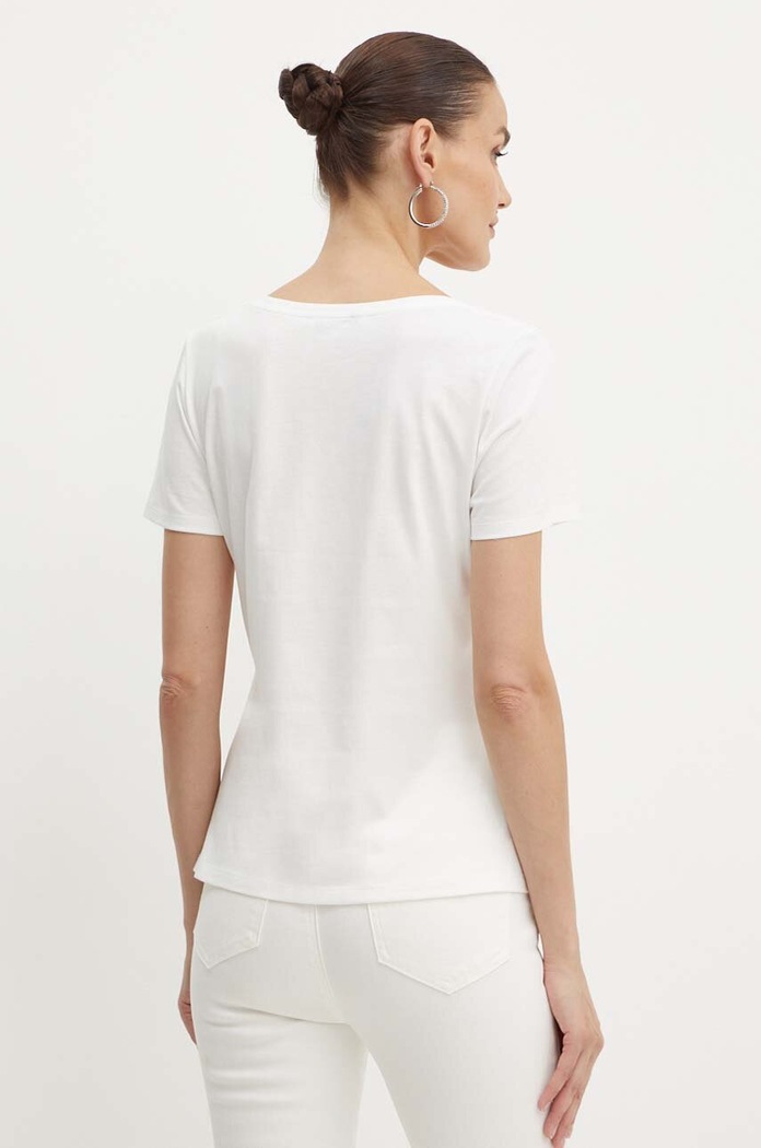 Odzież Morgan t-shirt DSHINE DSHINE.OFF.WHITE biały