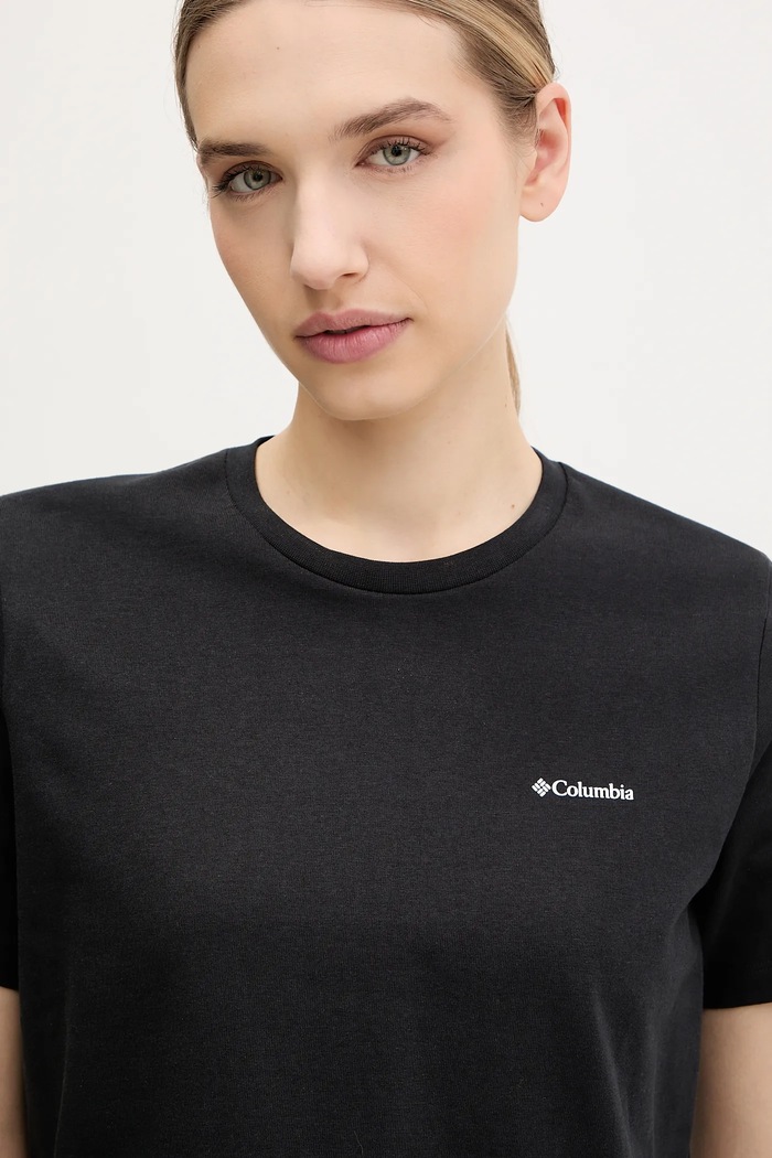 Pamučna majica Columbia crna 2036573