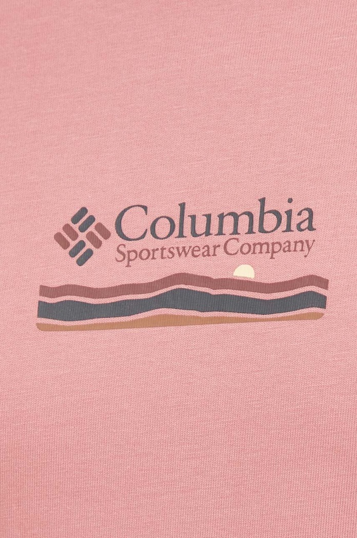 Βαμβακερό μπλουζάκι Columbia Boundless Beauty ροζ 2036581