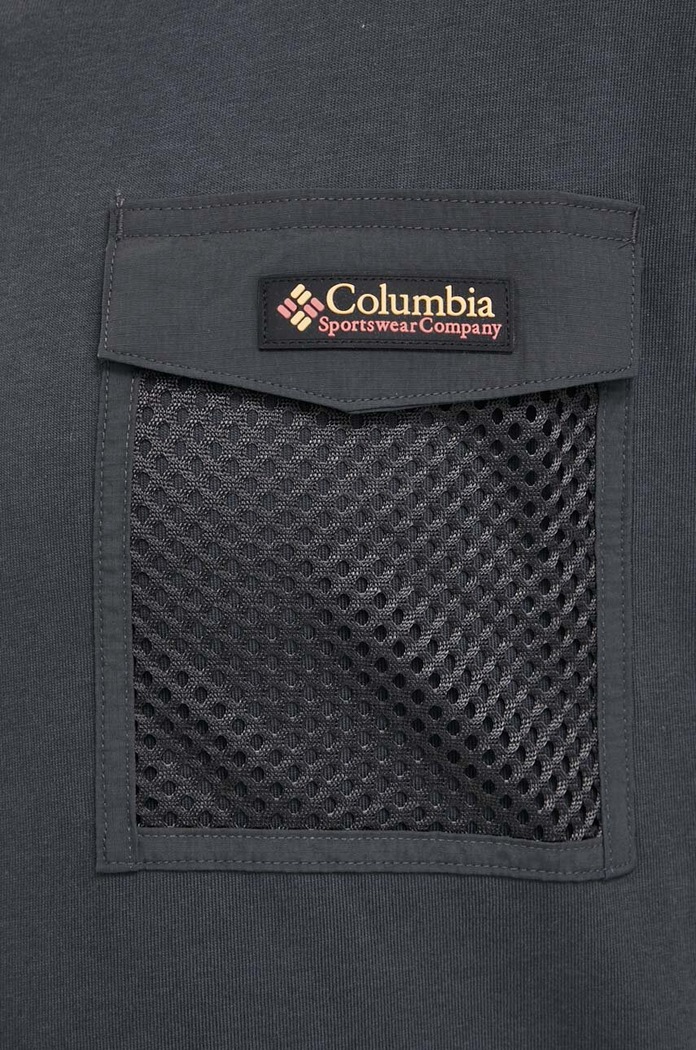 Tricou din bumbac Painted Peak Columbia gri 2074491